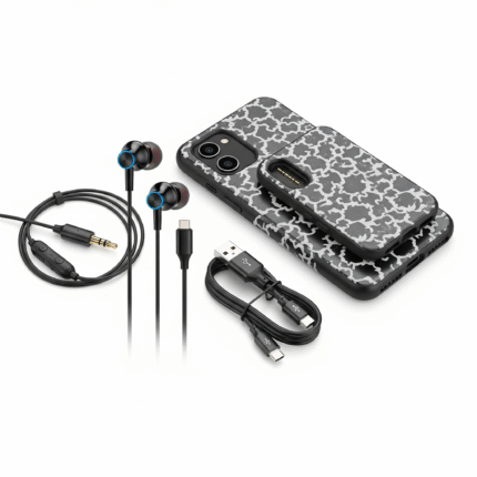 Accessories images like cable earphone , mobile case or cover , usb