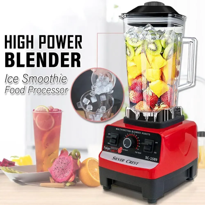 Silver Crest Professional Blender – 4500W High-Speed Powerhouse – SC-1589