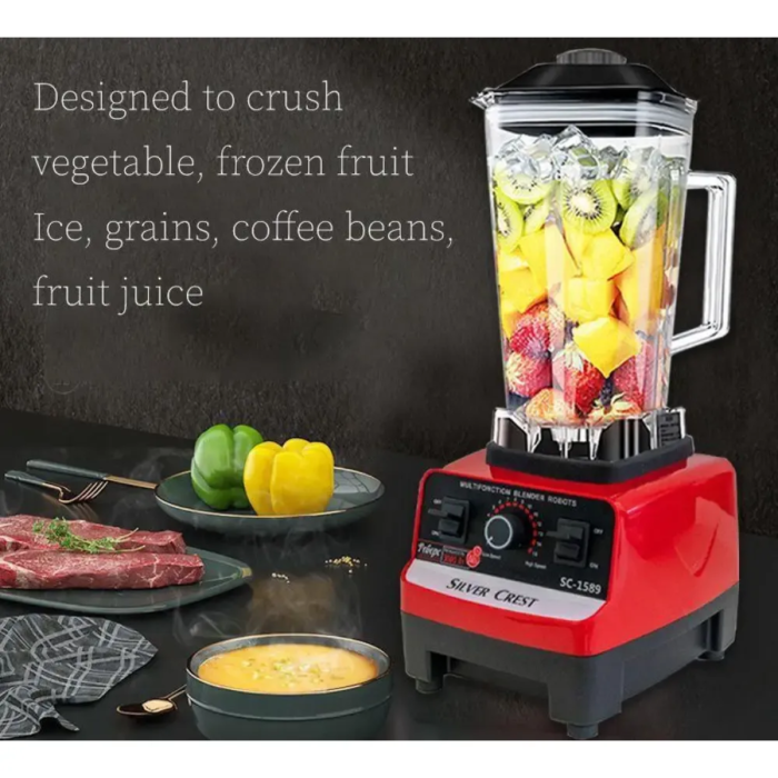 Silver Crest Professional Blender – 4500W High-Speed Powerhouse – SC-1589