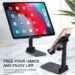 Desktop Mobile Phone Stand – Adjustable & Foldable Holder