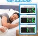 Digital LED Alarm Clock with Large Display | Snooze | Temperature | Voice Control