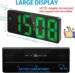 Digital LED Alarm Clock with Large Display | Snooze | Temperature | Voice Control
