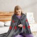 Electric Heated Plush Blanket | Soft | Warm | Adjustable Heating Throw