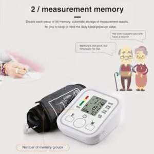 Electronic Blood Pressure Monitor Accurate Digital BP Machine with Cuff