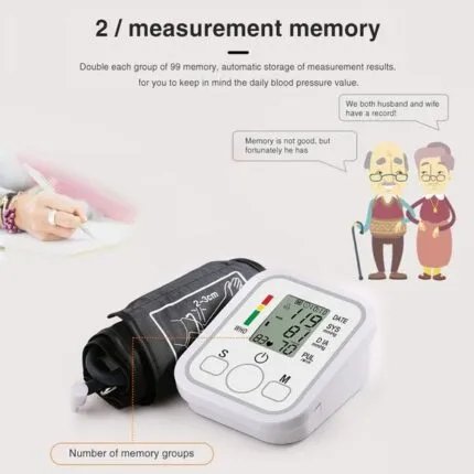 Electronic Blood Pressure Monitor | Accurate Digital BP Machine with Cuff