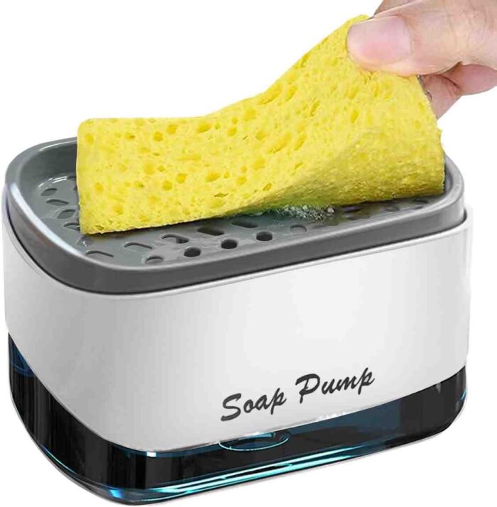 Kitchen Soap Dispenser | Refillable Pump Bottle for Sink | Sleek – Leak-Proof & Easy to Use |