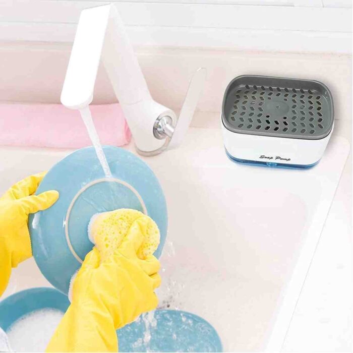 Kitchen Soap Dispenser | Refillable Pump Bottle for Sink | Sleek – Leak-Proof & Easy to Use |